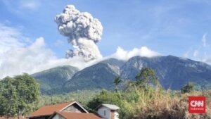 Marapi Kembali Erupsi, Warga Diminta Waspada