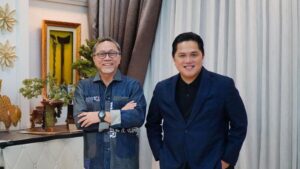 Erick Thohir Jabat Menpora Zulhas Ucap Selamat