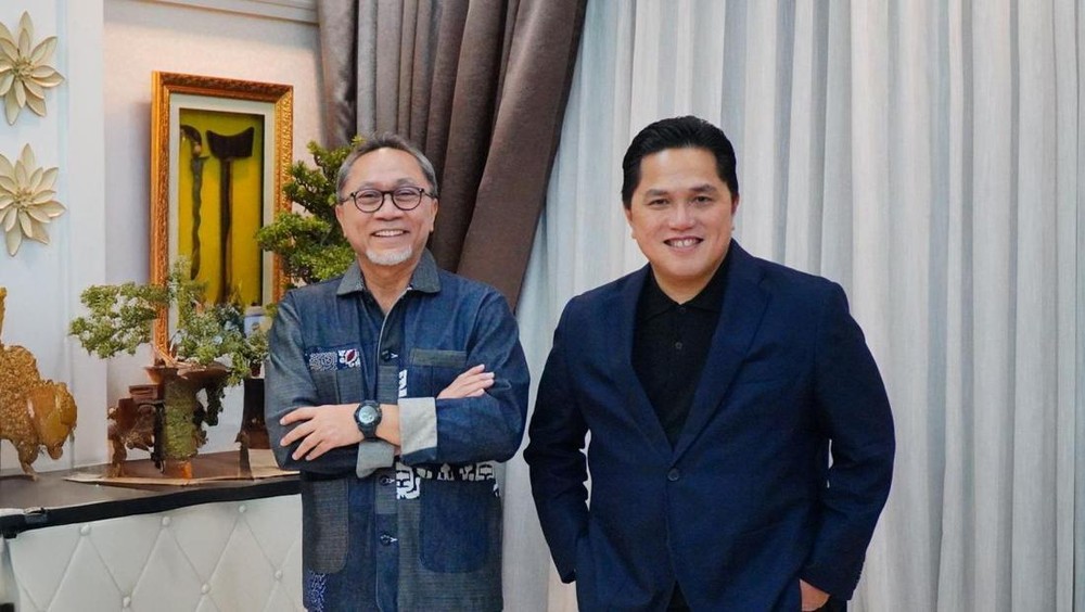 Erick Thohir Jabat Menpora Zulhas Ucap Selamat