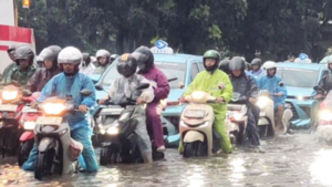 Jakarta Lumpuh Banjir Daan Mogot DI Panjaitan Macet