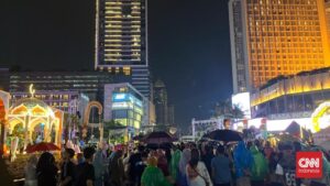 Pesta Bedug Kolosal Meriahkan Malam Takbiran Jakarta