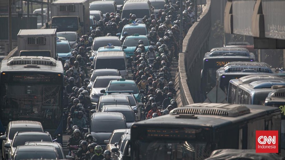 Jakarta Kembali Sesak Usai Libur Lebaran