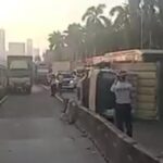 Pagi Jakarta Heboh Truk Terguling Solar Tumpah