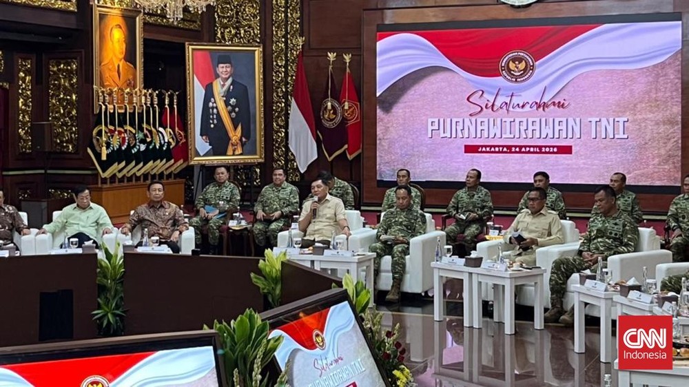 Purnawirawan TNI Kumpul di Kemhan Andika Gatot Hadir