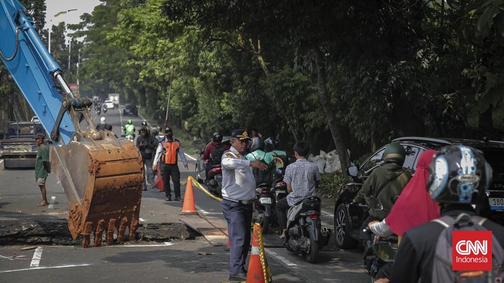 Lenteng Agung Amblas Perbaikan Dimulai Malam Ini