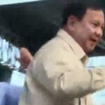 Presiden Prabowo Goyang Topi Meriahkan May Day