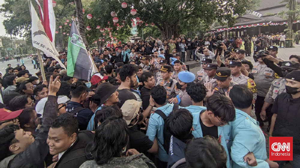 Solo Memanas Dua Mahasiswa Sempat Diamankan