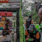 DLH Cakung Ubah Sampah Plastik Jadi Perahu Unik