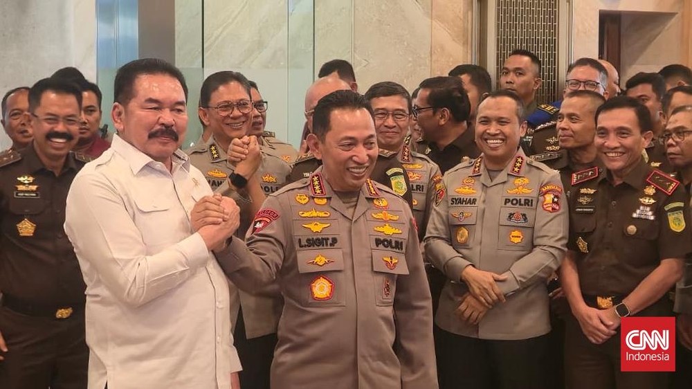 Tepis Isu Retak Polri Kejaksaan Agung Kian Harmonis